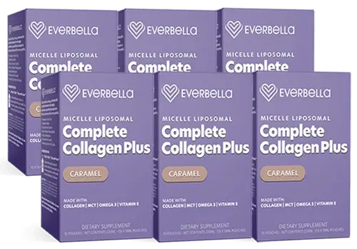 Complete Collagen Plus 6 box best value supply of caramel collagen dessert